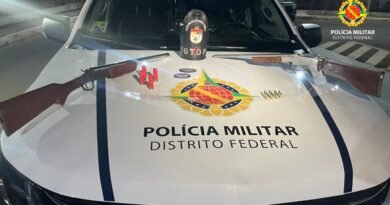 dupla é presa por porte ilegal de arma de fogo em planaltina