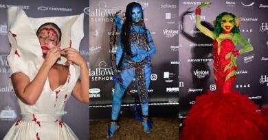 Baile de Halloween reúne famosos com fantasias criativas; veja os looks