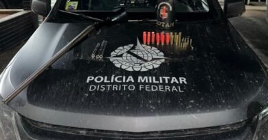 homem preso por porte ilegal de arma de fogo