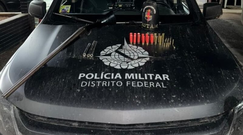 homem preso por porte ilegal de arma de fogo