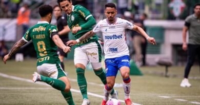 Palmeiras fica à frente duas vezes, mas sofre empate do Fortaleza em casa