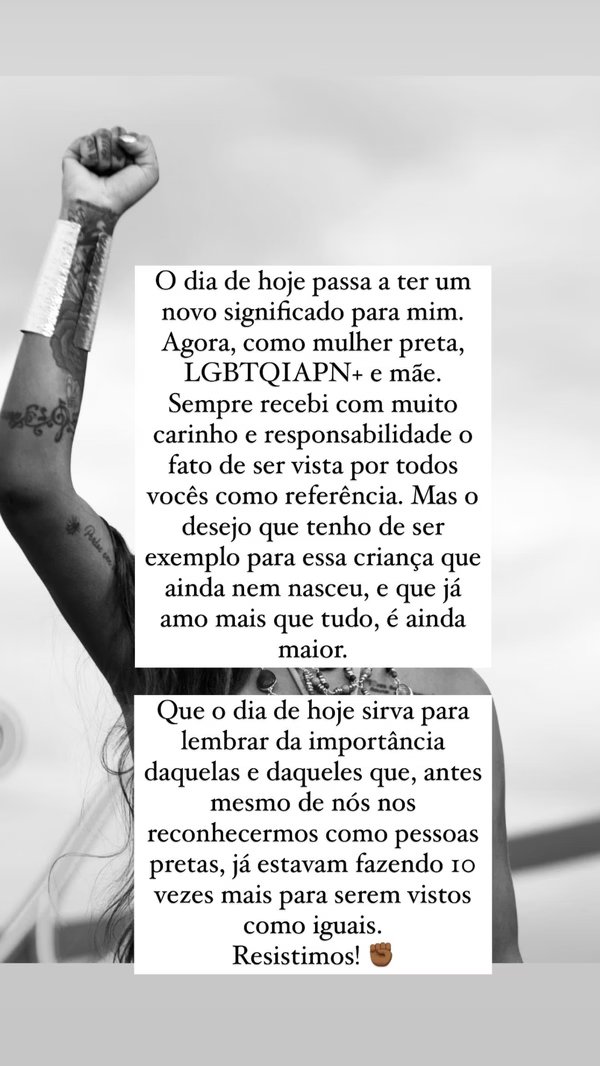 Ludmilla fala sobre o Dia da Consciência Negra: “Novo significado”