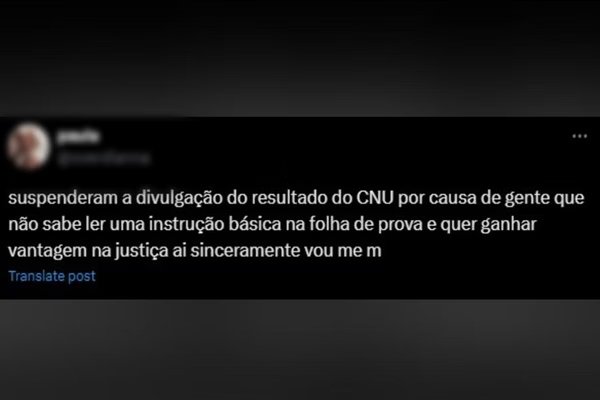 Resultado adiado do CNU: candidatos indignados pedem “respeito”