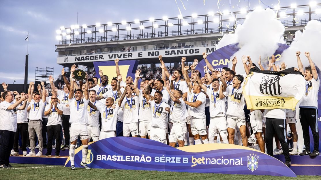 Santos termina Série B como pior campeão dos pontos corridos; entenda