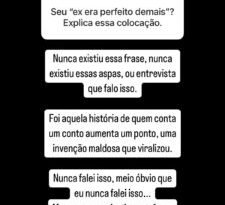 Carol Celico comenta afirmação sobre Kaká ser “perfeito demais”