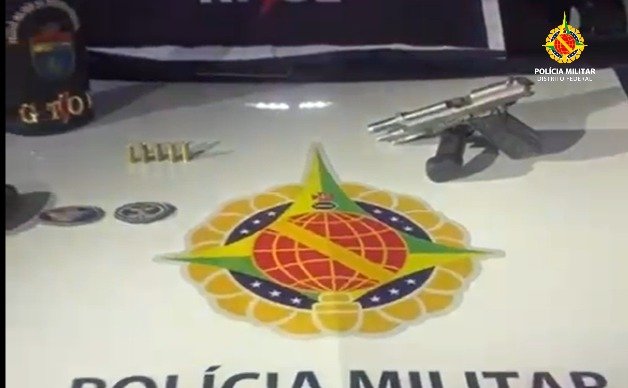 Homem é preso pela PMDF com arma de fogo de uso restrito em Samambaia