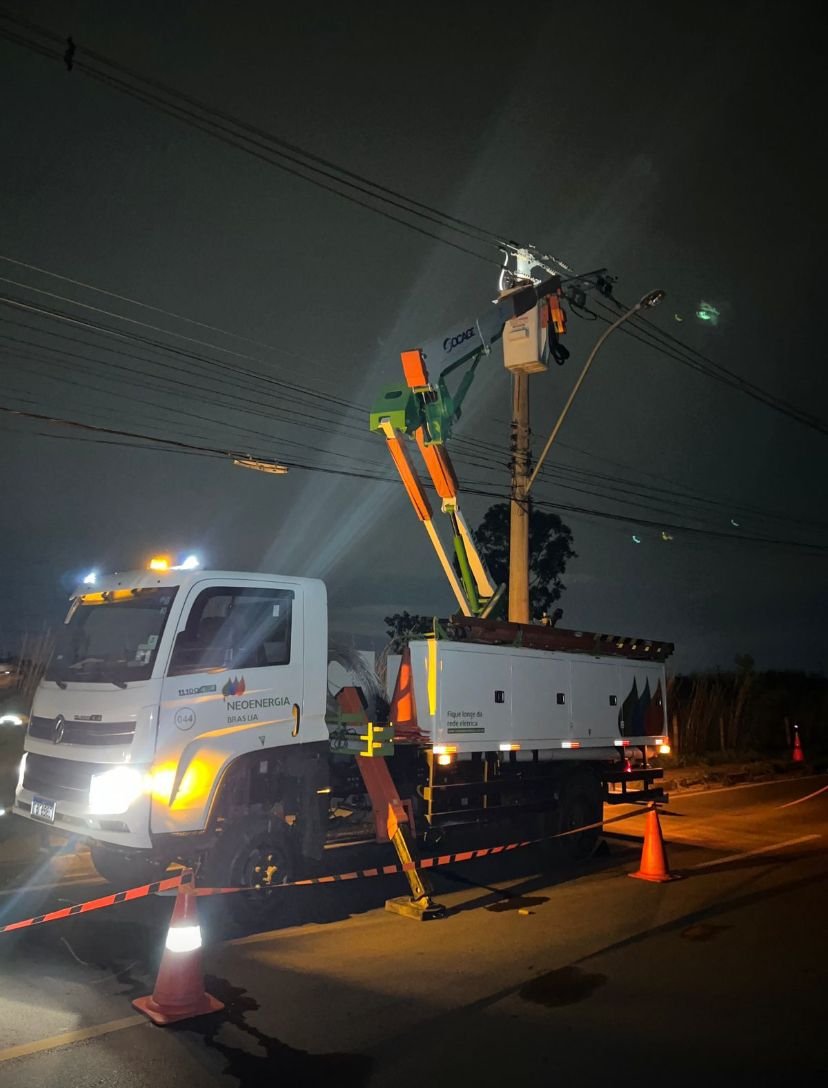 Modernização da rede elétrica suspende energia de áreas do Paranoá nesta segunda (23)