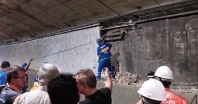 imagem colorida de túnel santa bárbara, no rio de janeiro