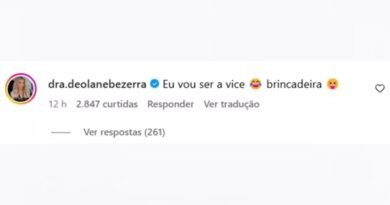 Deolane diz que seria vice de Gusttavo Lima em chapa presidencial