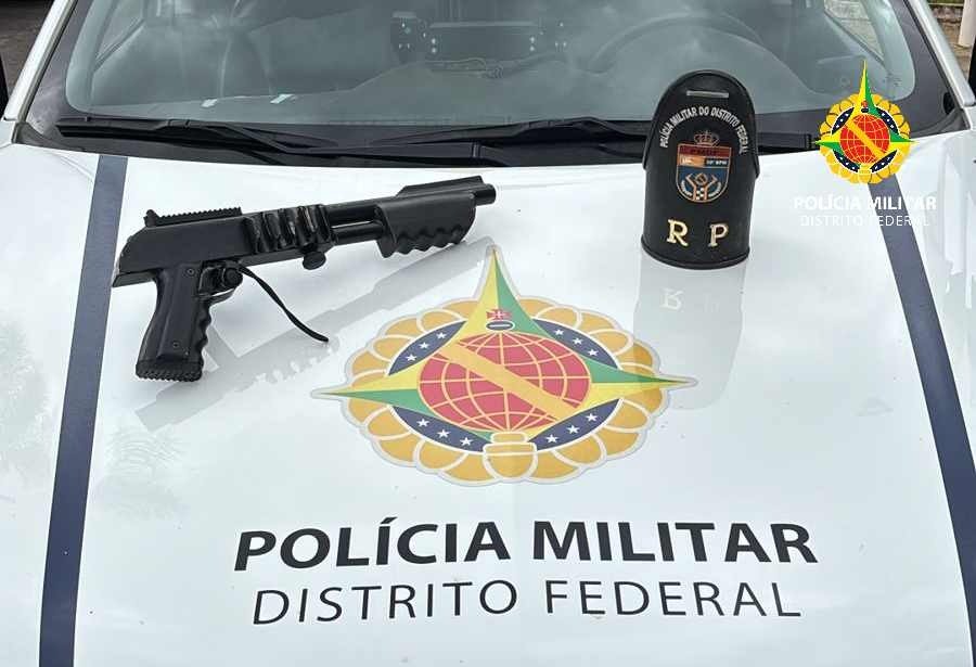 Polícia Militar prende homem com arma caseira no DF