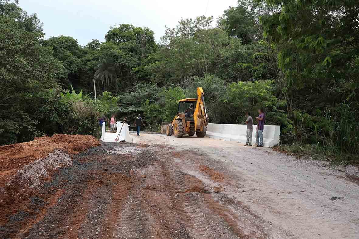 Pontes prejudicadas pelas chuvas na Fercal são reconstruídas pelo GDF