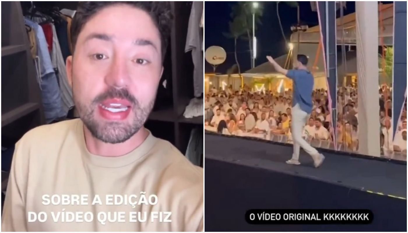 Rico Melquíades põe aplausos falsos em vídeo e é dedurado por influencer; veja