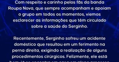 Saiba como está Serginho Herval, do Roupa Nova, após acidente