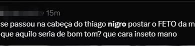 Thiago Nigro é detonado após postar feto perdido por Maíra Cardi