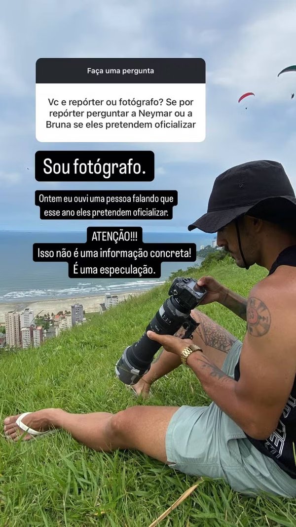 Fotógrafo revela que Neymar e Bruna Biancardi devem se casar em breve