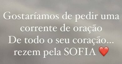 Internada e grávida, Lexa pede orações para a filha Sofia