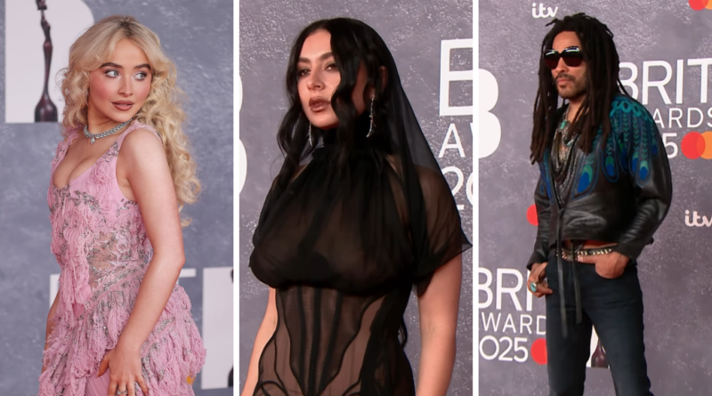 Brit Awards 2025: veja looks dos famosos no tapete vermelho