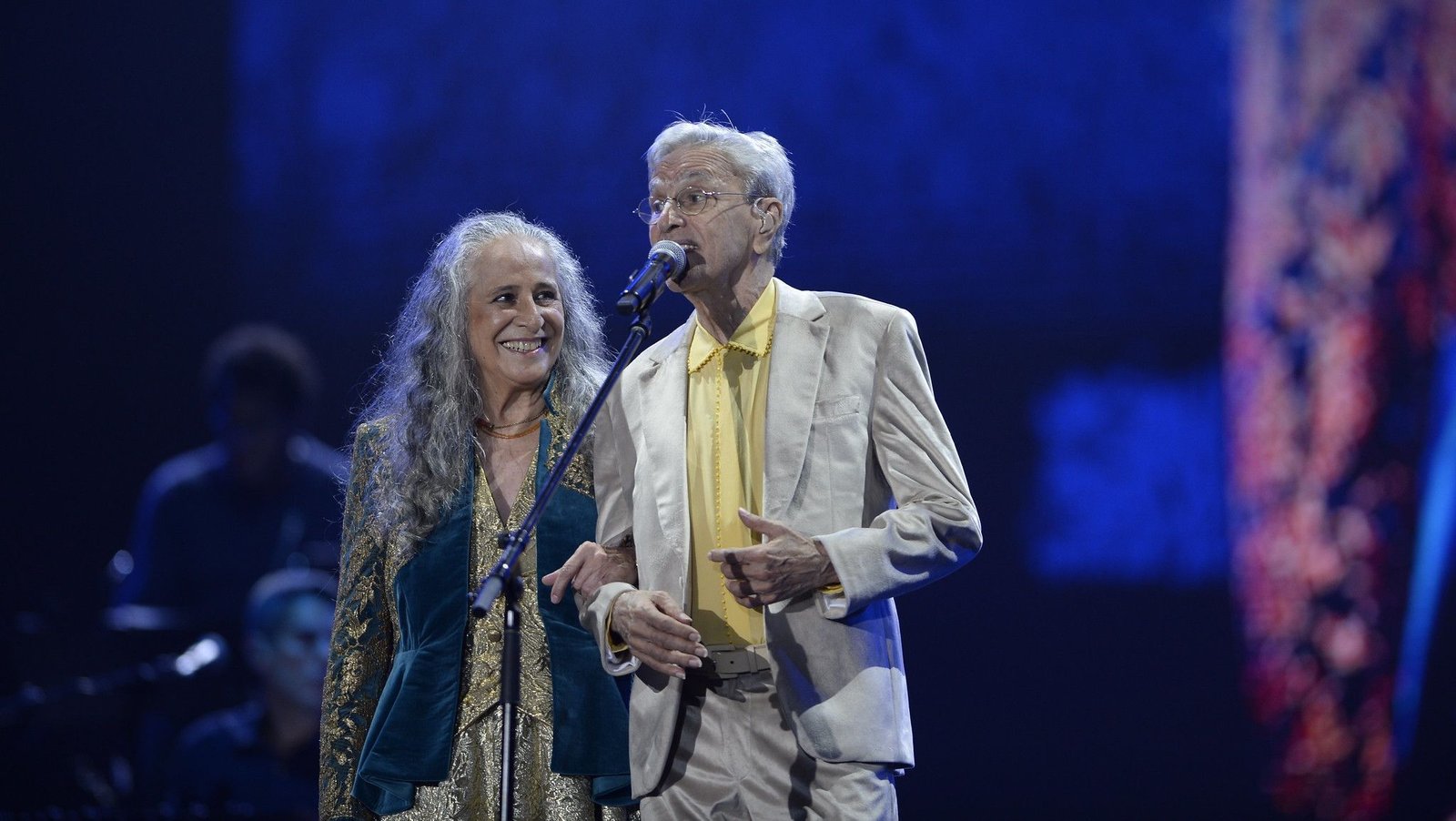 Caetano e Bethânia realizam penúltimo show da turnê conjunta neste sábado