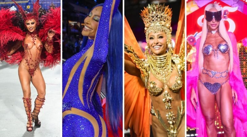 Carnaval da Sabrina: veja os looks usados pela rainha em 2025