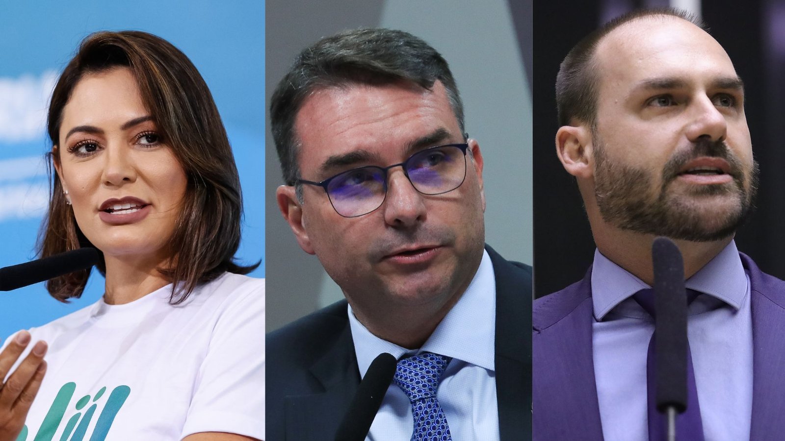 Eleições 2026: Bolsonaro quer Michele, Flávio e Eduardo no Senado