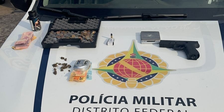 Equipes da PMDF apreendem porções de maconha em ponto de tráfico no Recanto das Emas