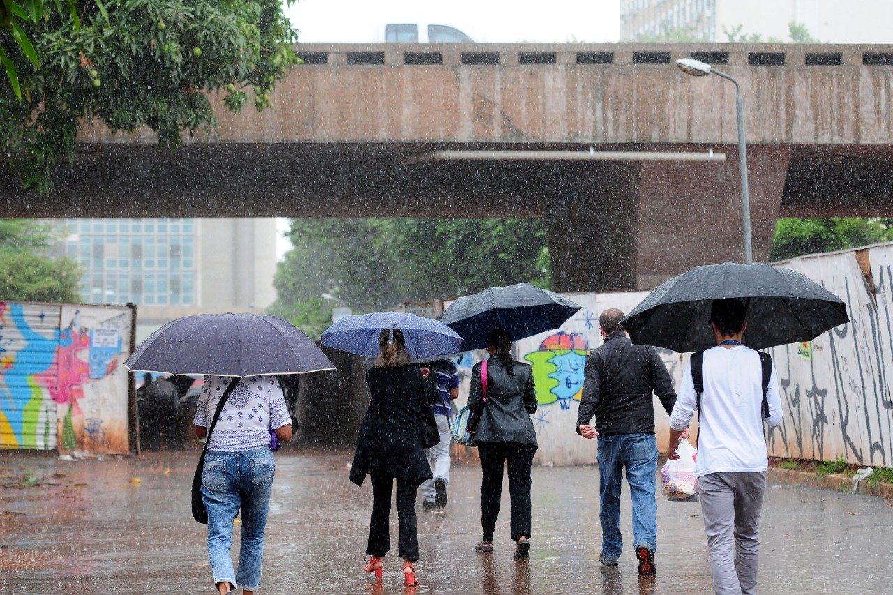 Final de semana no DF deve ser de calor e pancadas de chuva