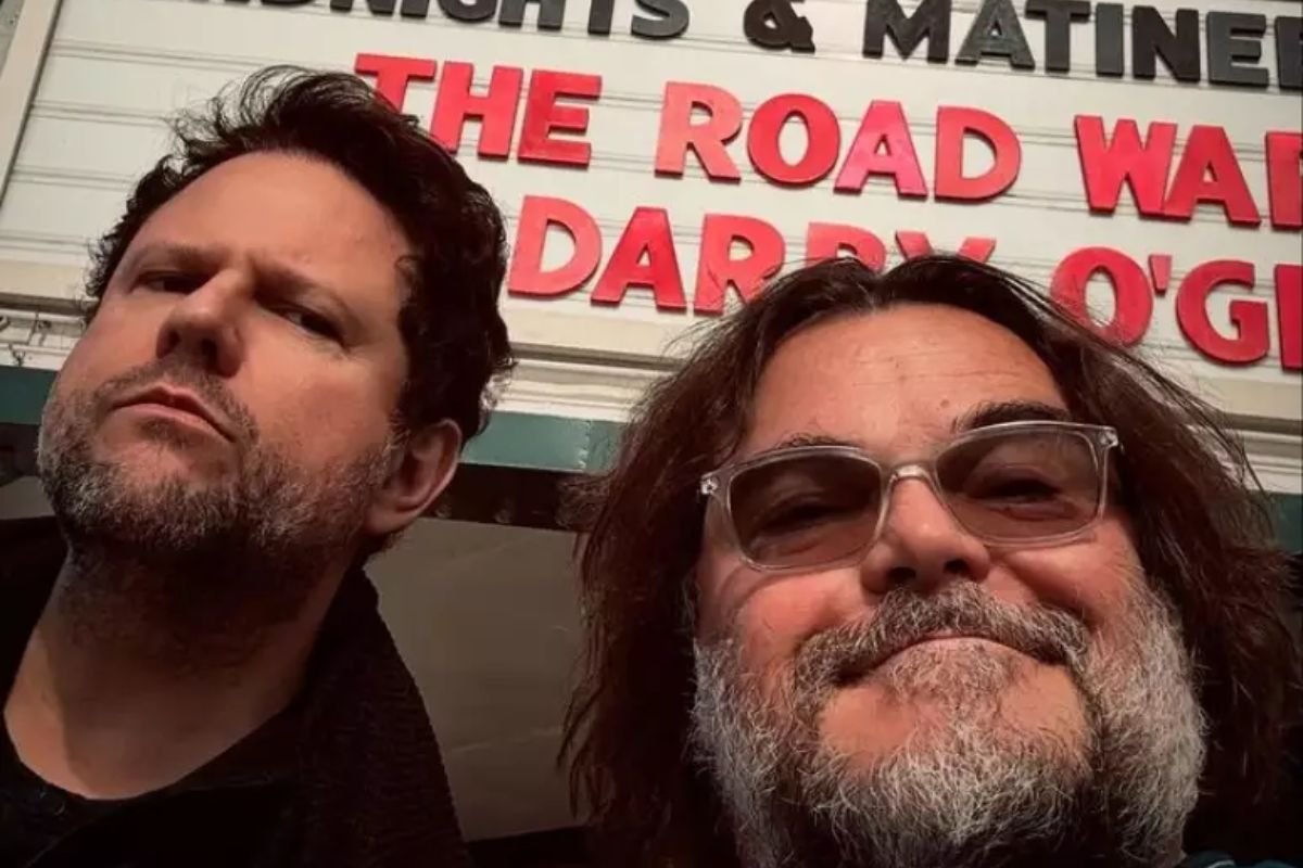 Selton Mello e Jack Black passeiam por Los Angeles após gravação